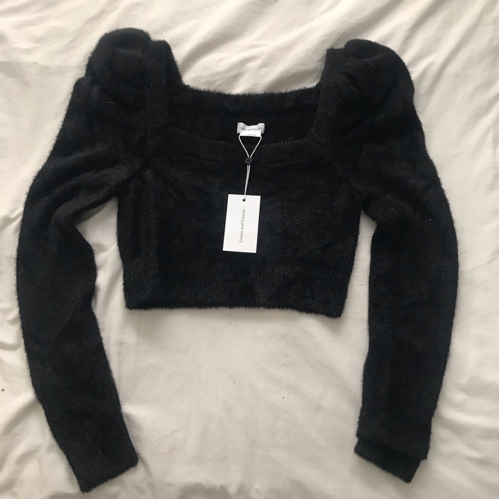 Black Long Sleeve Top